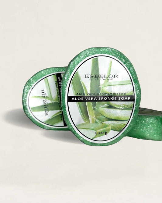 Aloe Vera Schwammseife / Aloe Vera Sponge Soap