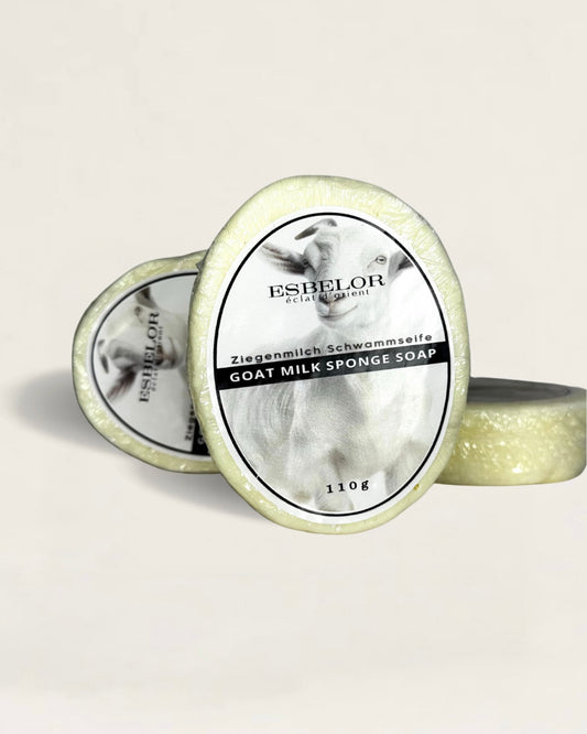 Ziegenmilch Schwammseife / Goat Milk Sponge Soap