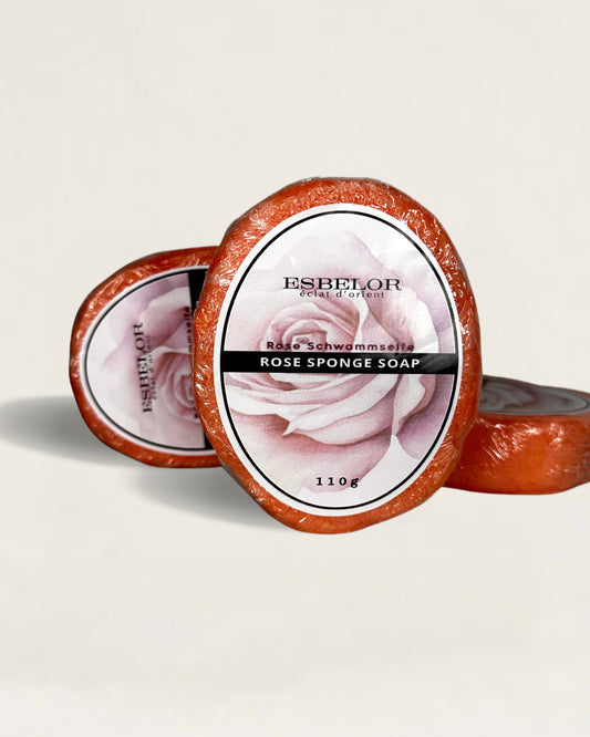 Rose Schwammseife / Rose Sponge Soap