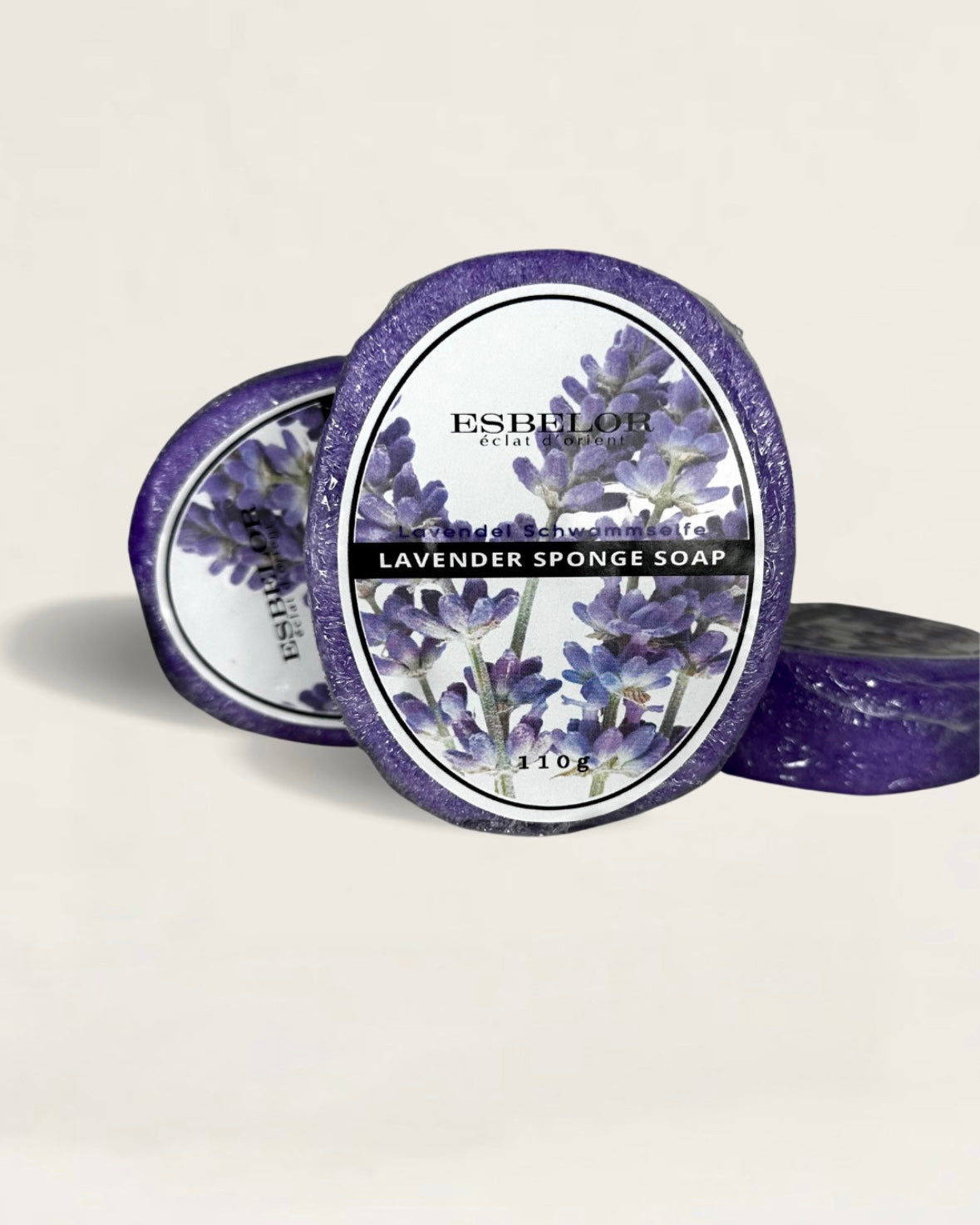 Lavendel Schwammseife / Lavender Sponge Soap