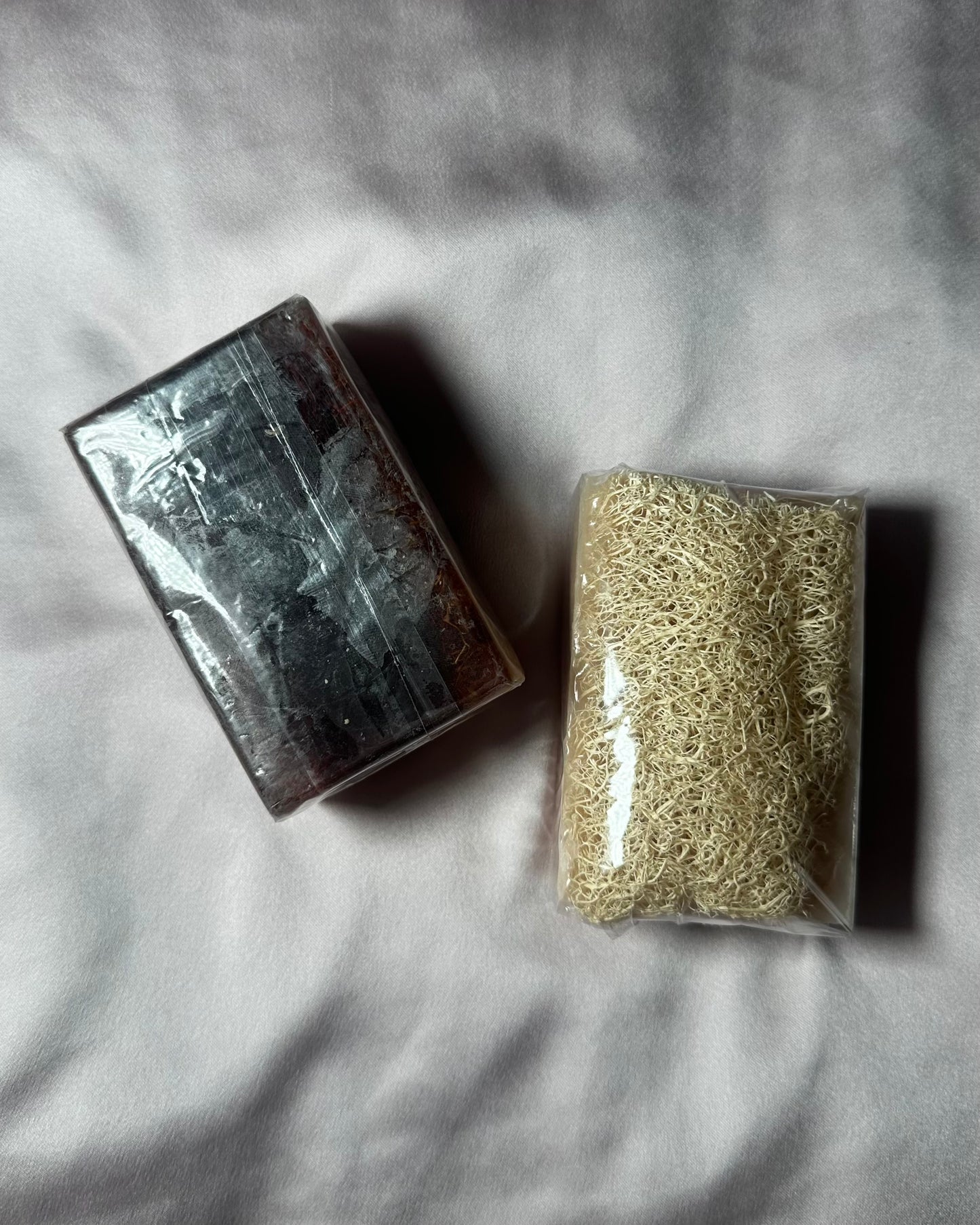 Natürliche Kürbisfaser Seife - Schwefel / Natural Pumpkin Fiber - Sulphur