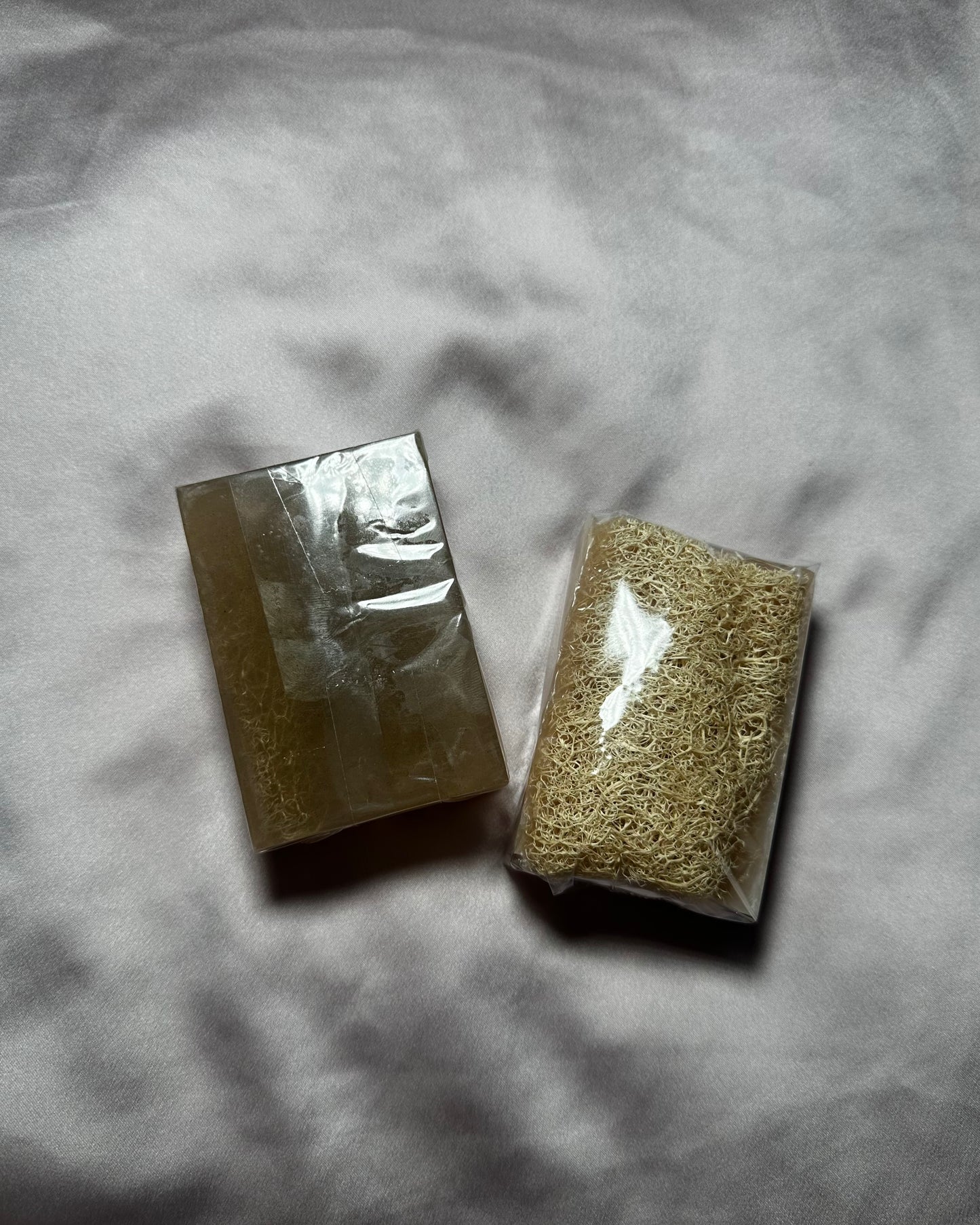 Natürliche Kürbisfaser Seife - Heilerde / Natural Pumpkin Fiber - Clay