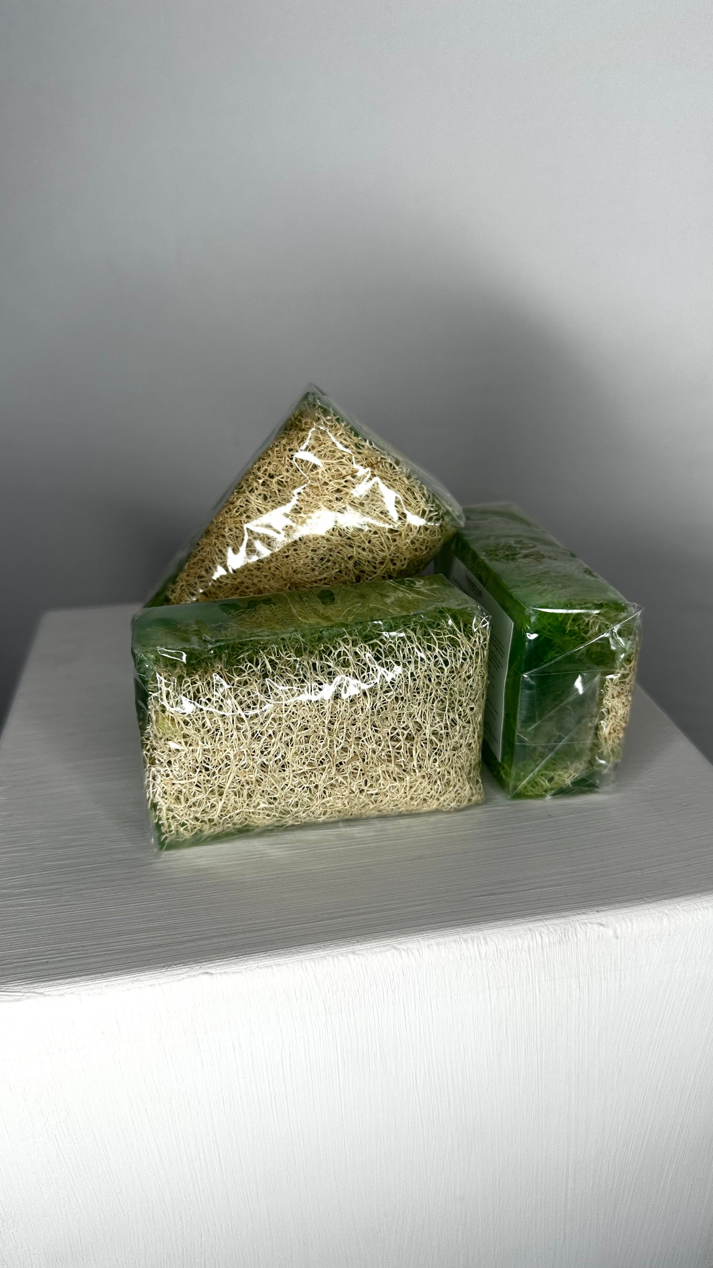 Natürliche Kürbisfaser Seife - Aloe Vera / Natural Pumpkin Fiber - Aloe Vera