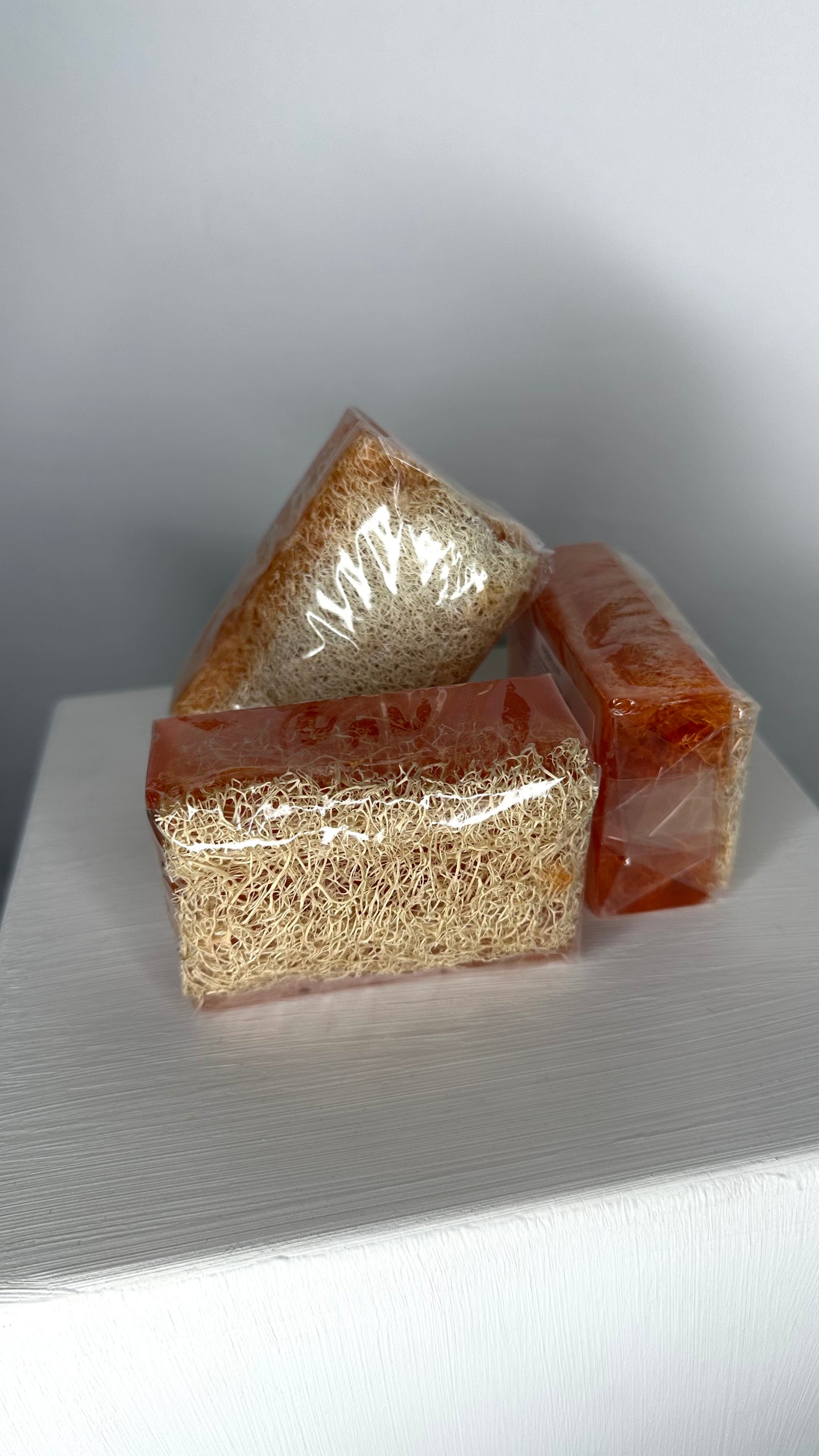 Natürliche Kürbisfaser Seife - Honig / Natural Pumpkin Fiber - Honey