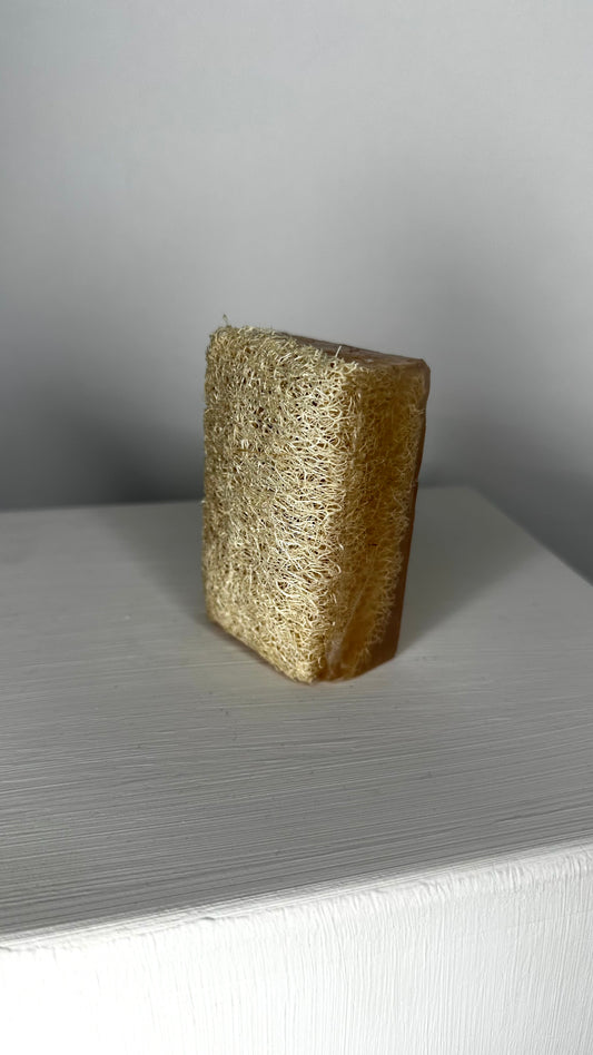 Natürliche Kürbisfaser Seife - Kollagen / Natural Pumpkin Fiber - Collagen