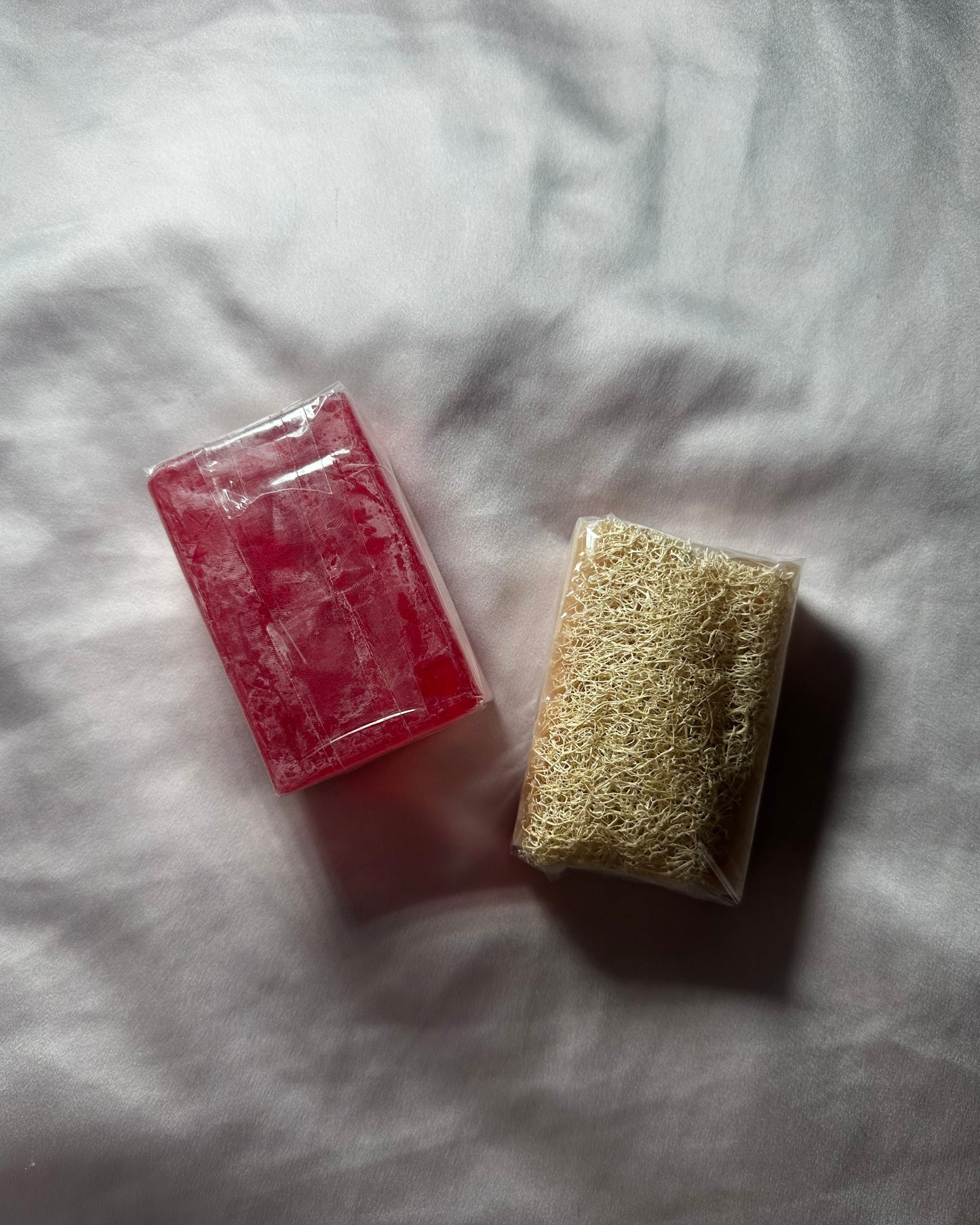 Natürliche Kürbisfaser Seife - Granatapfel / Natural Pumpkin Fiber - Pomegranate