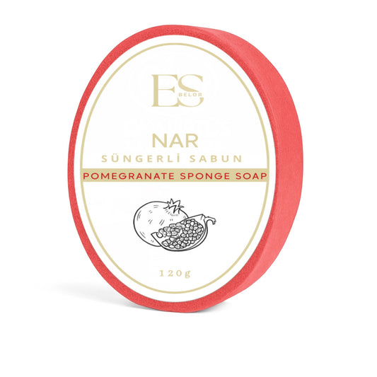 NAR SÜNGERLİ SABUN / POMEGRANATE SPONGE SOAP