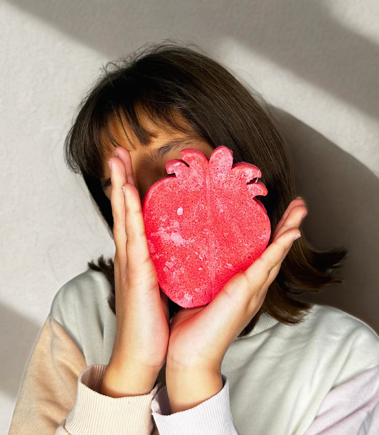 Kinderschwammseife - Erdbeere