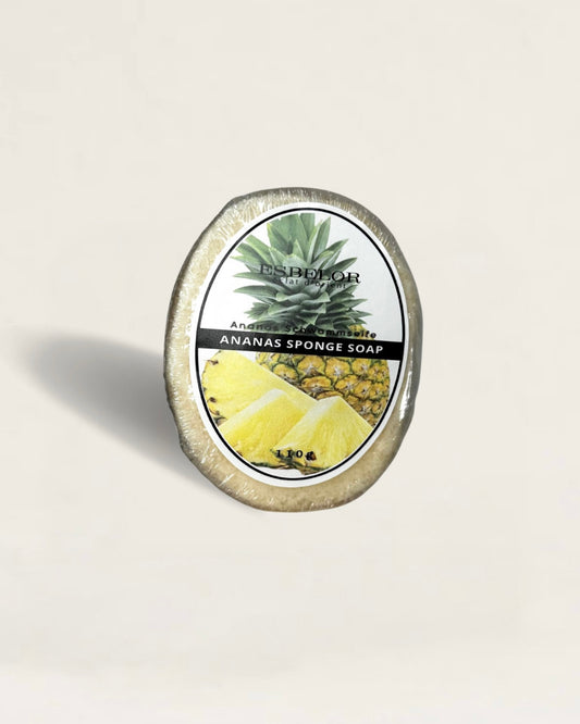Ananas Schwammseife / Ananas Sponge Soap