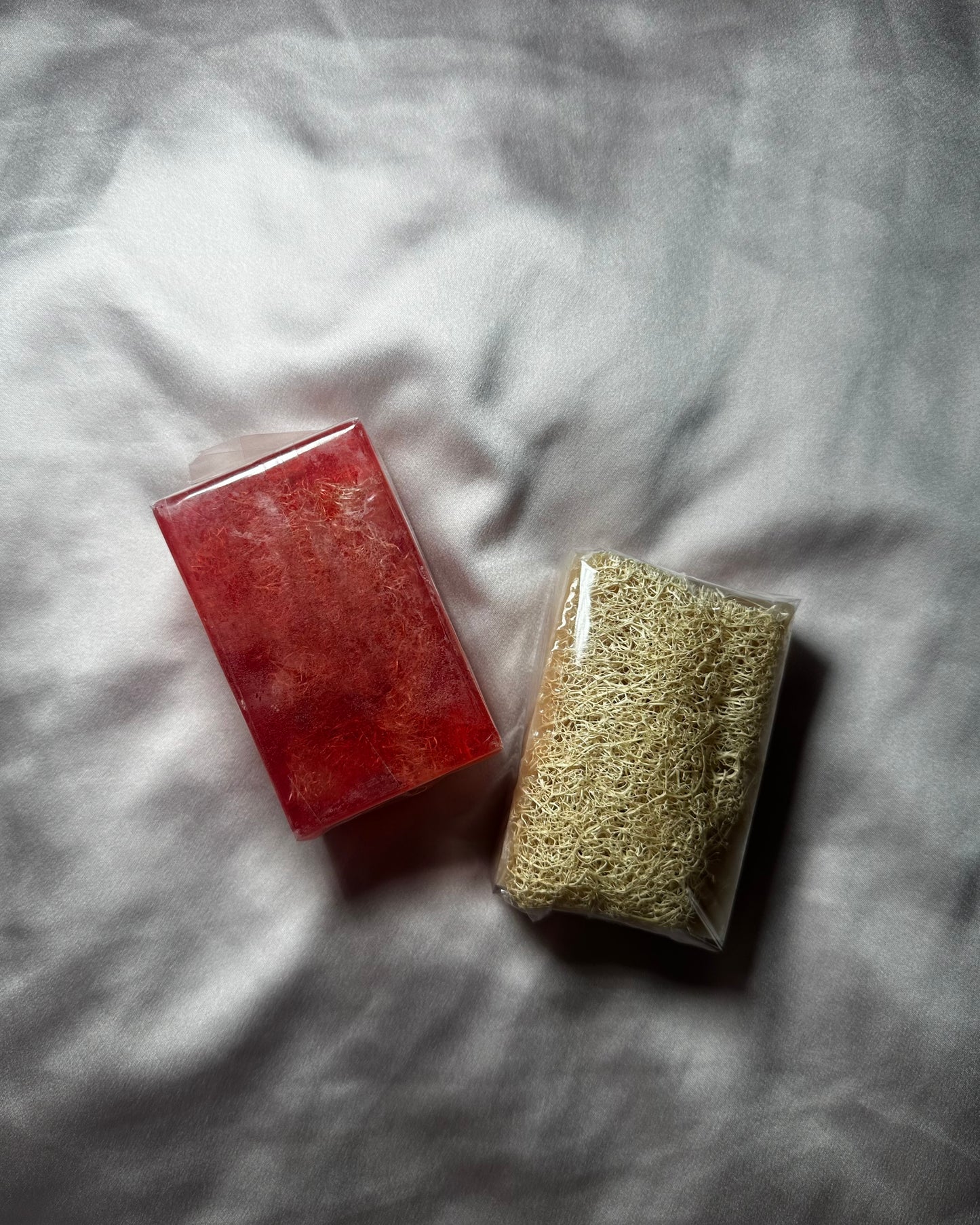 Natürliche Kürbisfaser Seife - Rose / Natural Pumpkin Fiber - Rose