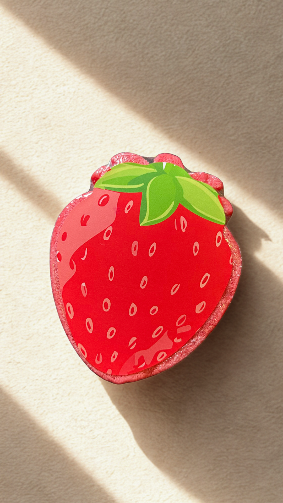 Kinderschwammseife - Erdbeere