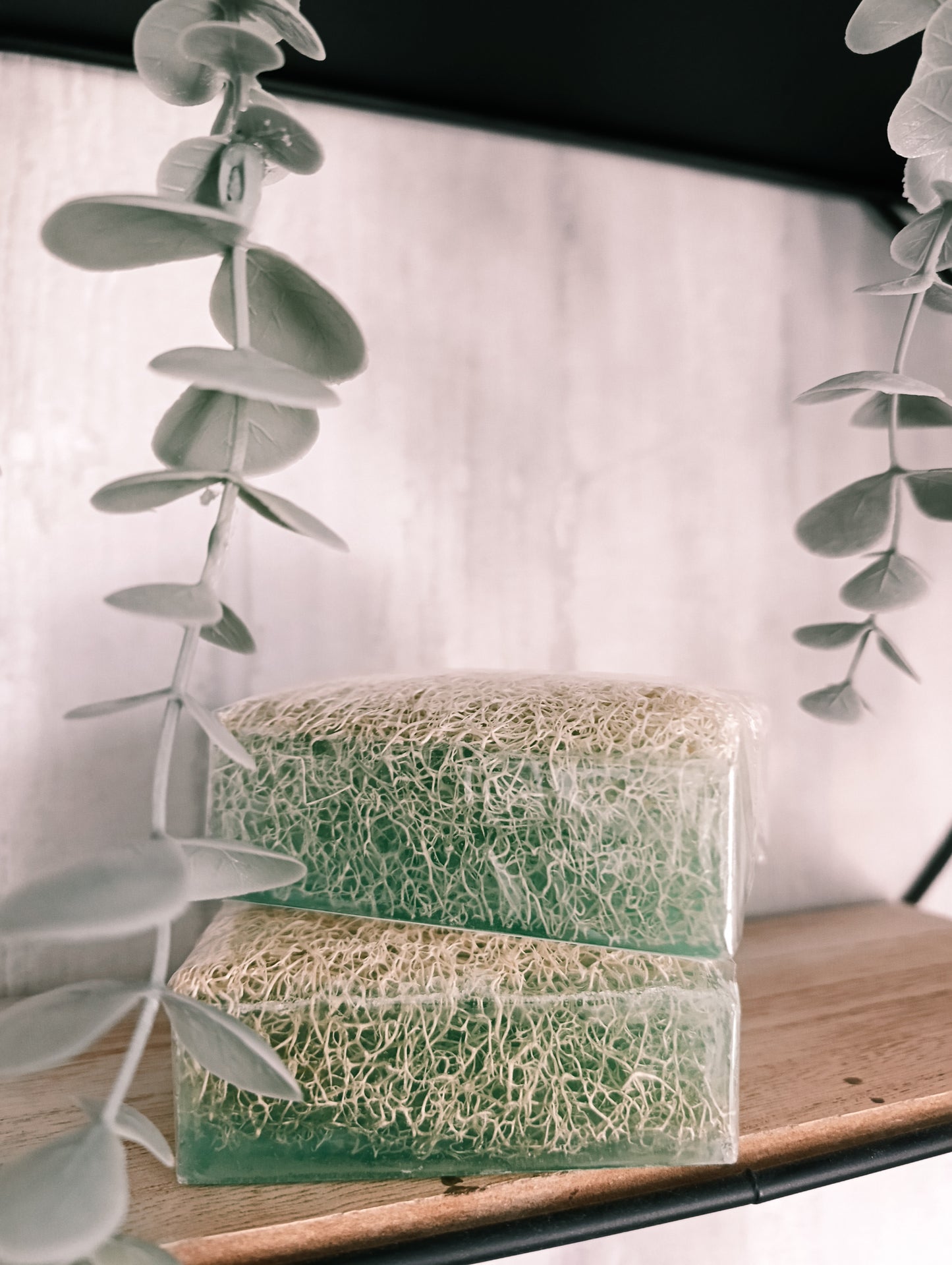 Natürliche Kürbisfaser Seife - Aloe Vera / Natural Pumpkin Fiber - Aloe Vera
