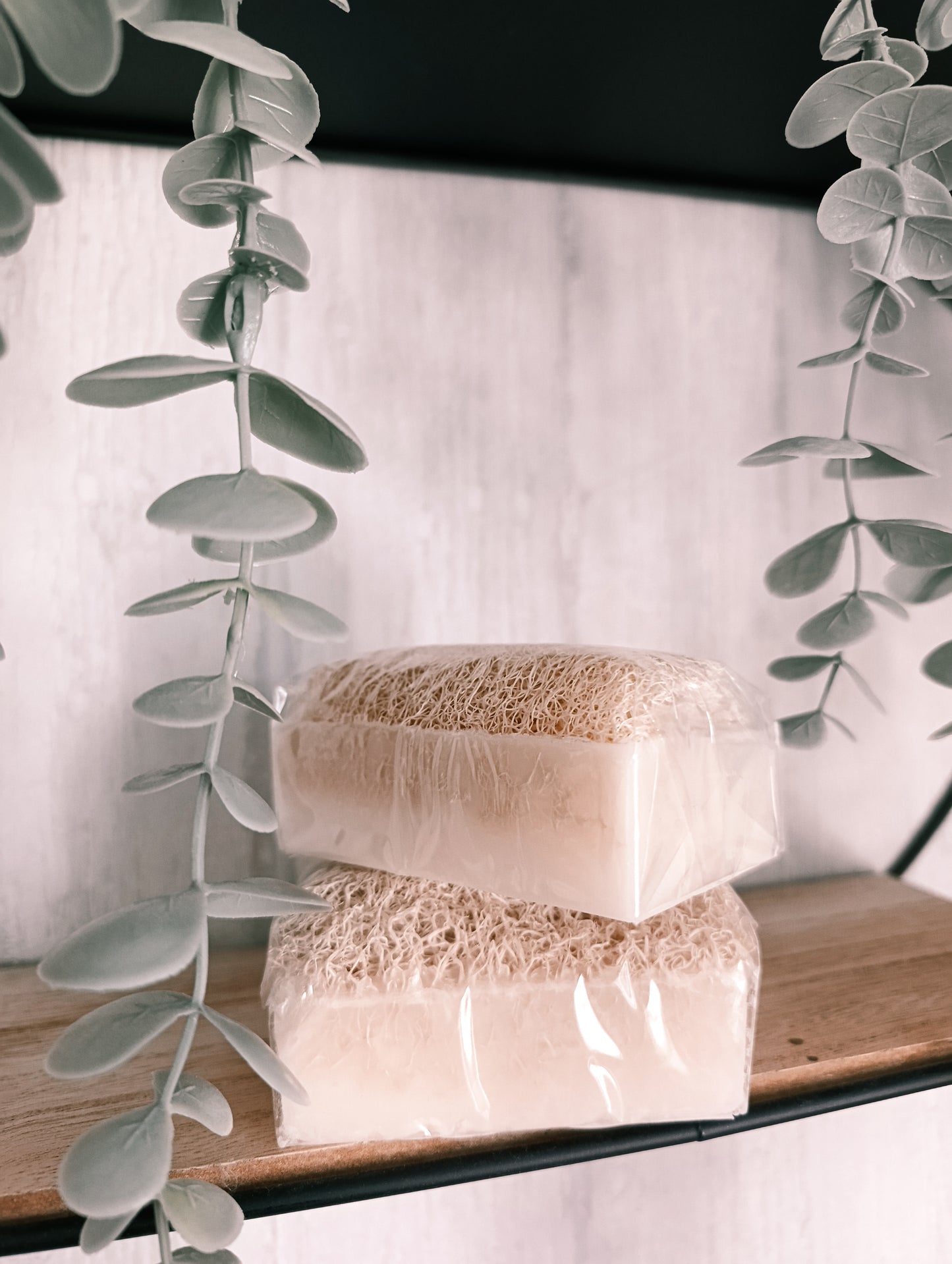 Natürliche Kürbisfaser Seife - Kokosnuss / Natural Pumpkin Fiber - Coconut