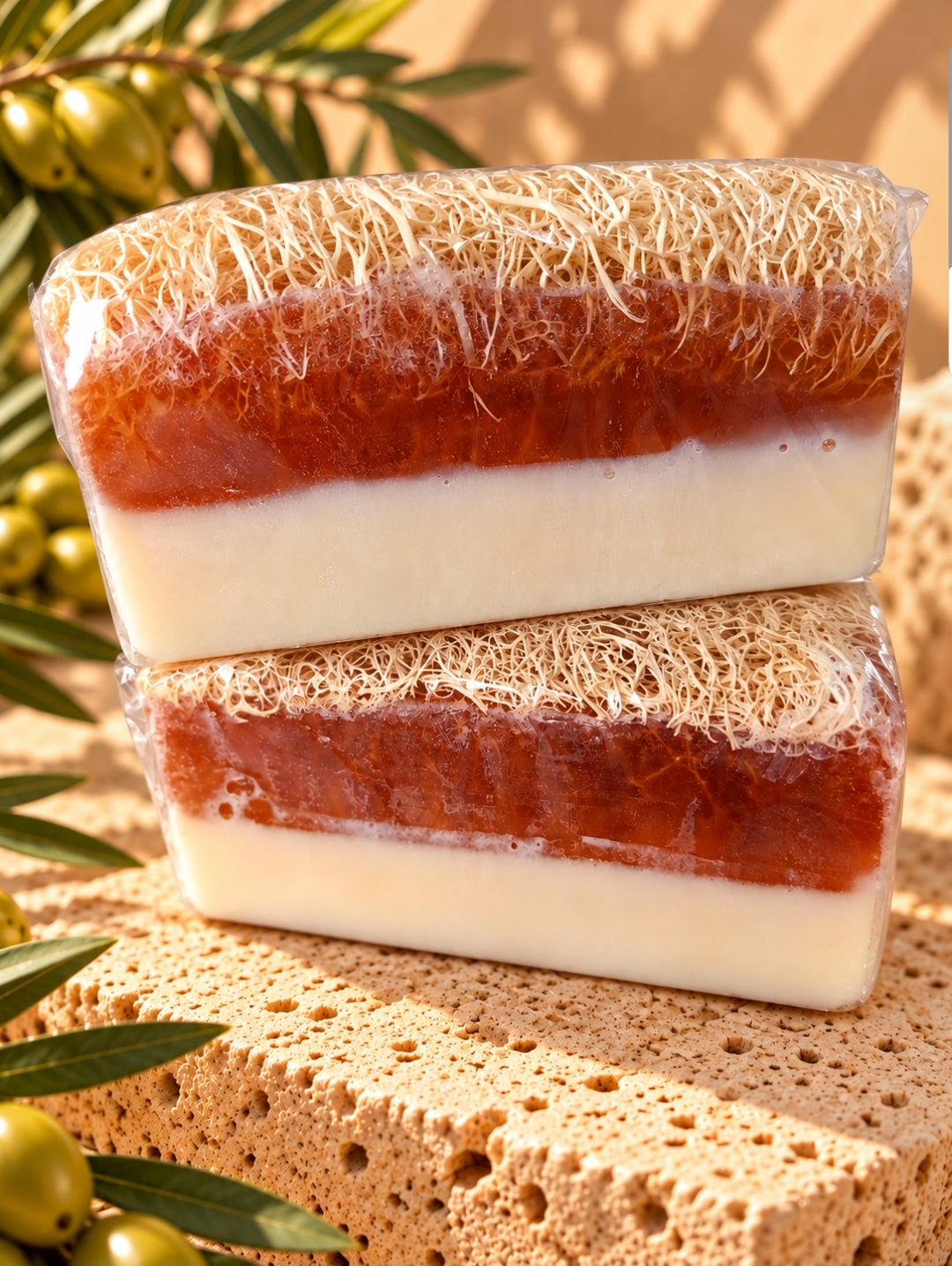 Honig & Ziegenmilch Kürbisfaserseife – Feuchtigkeit, Pflege und sanftes Peeling